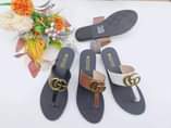 A picture of Beautiful leather slippers