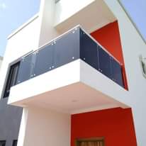 A picture of Stainless and glass handrails