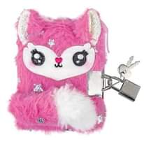 A picture of Mini Cute Plush Diary with Lock Message Saadia on WhatsApp