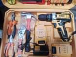 A picture of Set Of Tools Box With Battery Drill