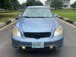 A picture of Toyota matrix 2005 model Partially first body Engine gear and