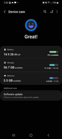 A picture of Samsung Galaxy s20 ultra