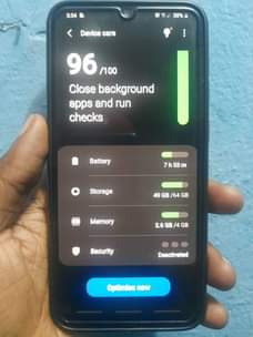 A picture of Samsung a30