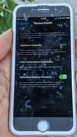 A picture of nashida na simu ya Adroid Iphone hio 7g B H