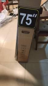 A picture of 75inch Hisense smart OLED ultra slim