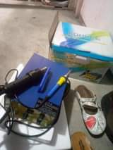 A picture of Aya sasa mafundiiii blower mpyaa imenyooka sana