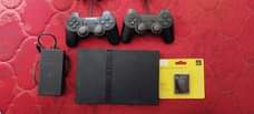 A picture of cheap Ps2 slim full set pre owned console