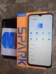 A picture of Tecno spark 8c simu mpya na box lake exchange ipo