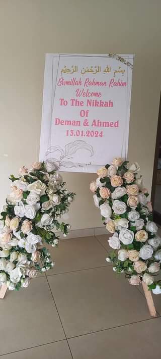 A picture of Hello.. We do decorations of any kind of event at