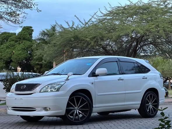 A picture of TOYOTA HARRIER NEW MODEL 2008 WHITE UNREGISTERED
