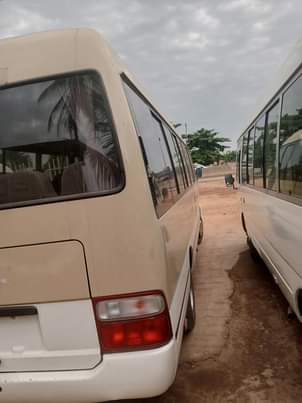 A picture of Toyota coaster bus