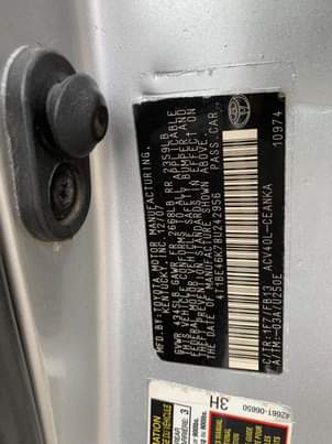 A picture of 2008 Registered Well Maintained Camry 4Plugs Neatly Backed On First