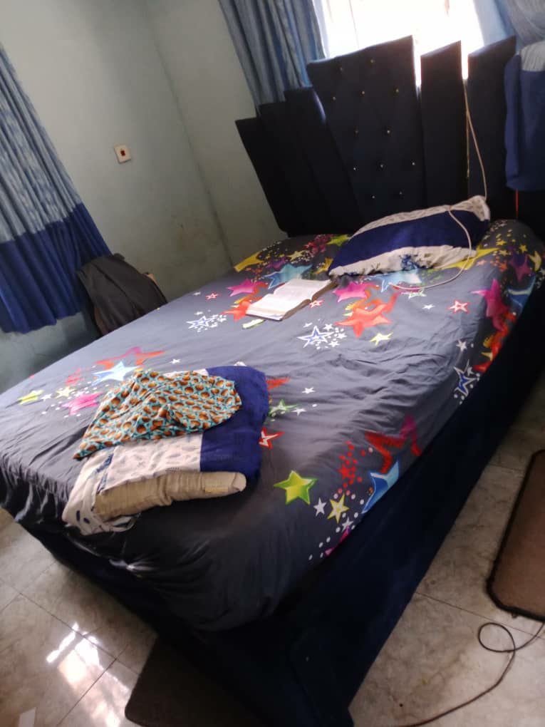 A picture of Bed and bed frame for sale in VON estate lugbe.