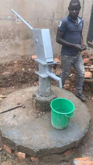 A picture of Borehole or pressure pump well