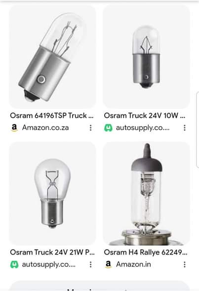 A picture of 1 Bulbs 2 Cutting disc 3 Welding roads