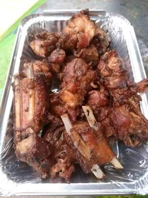 A picture of Spicy Roasted or fried pork
