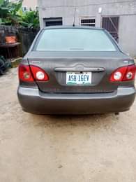 A picture of Toyota Corolla 2006 model nothing to fix everything working perfectly