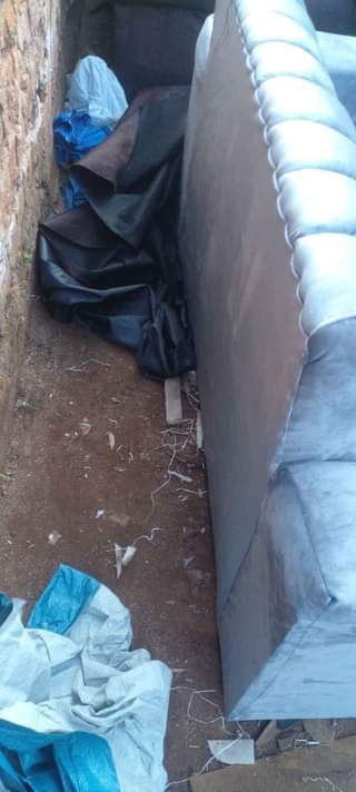 A picture of 2 seater sofa seat in grey colour available