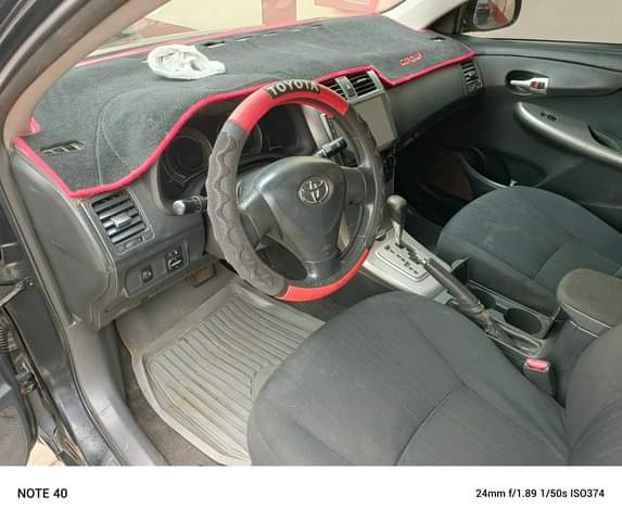 A picture of Distress distress of Toyota Corolla 2010 model With good and