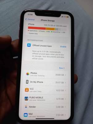 A picture of iPhone X used from UK