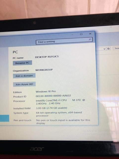 acer laptops