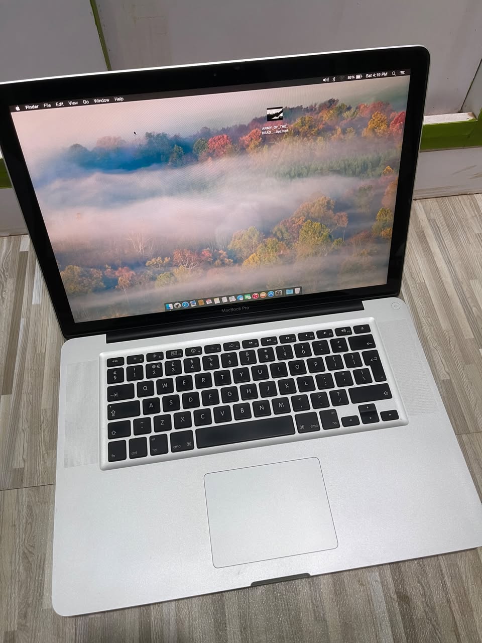 A picture of Macbook pro 2010