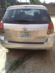 A picture of FOR SALE NEATLY USED TOYOTA MATRIX 04 FEATURES FIRST BODY