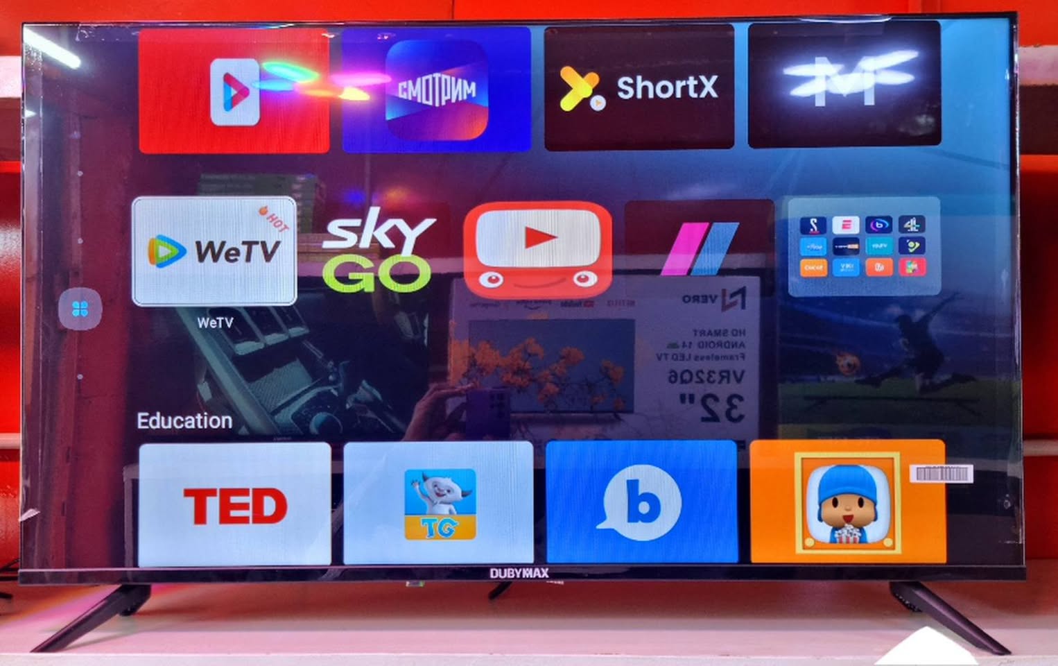 A picture of 40 Dubymax Frameless Smart Android TV