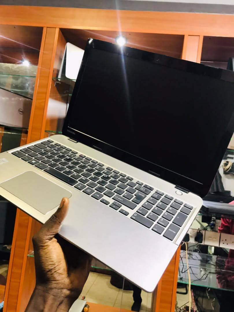 A picture of Toshiba i3 slim laptop