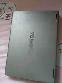 A picture of Laptop Toshiba Ram GB4 HDD GB250 haina kipendele chochote 0695447060