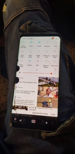 A picture of Samsung s8 plus