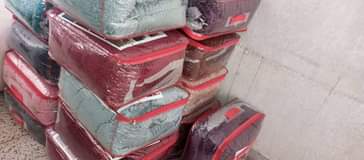 A picture of Four stand nets Roundnets and bedcovers