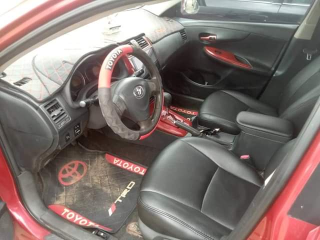 A picture of 2010 corolla upgraded to 2012