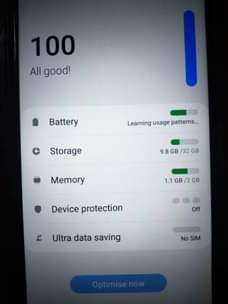 A picture of Samsung galaxy a10