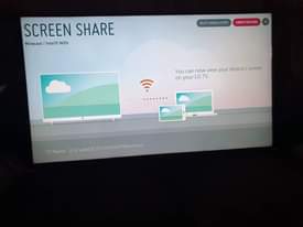 A picture of 43 inch Smart LG tv