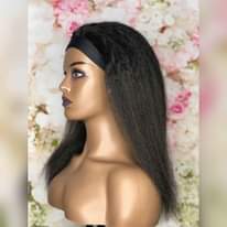 A picture of Kinky Straight Headband Wig