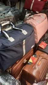 A picture of Mr. Bags. we have variety of bags suitcase for you.