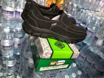A picture of Casual step up black leather