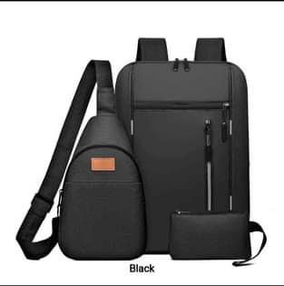 A picture of 3 in 1 laptop and school backpack bag