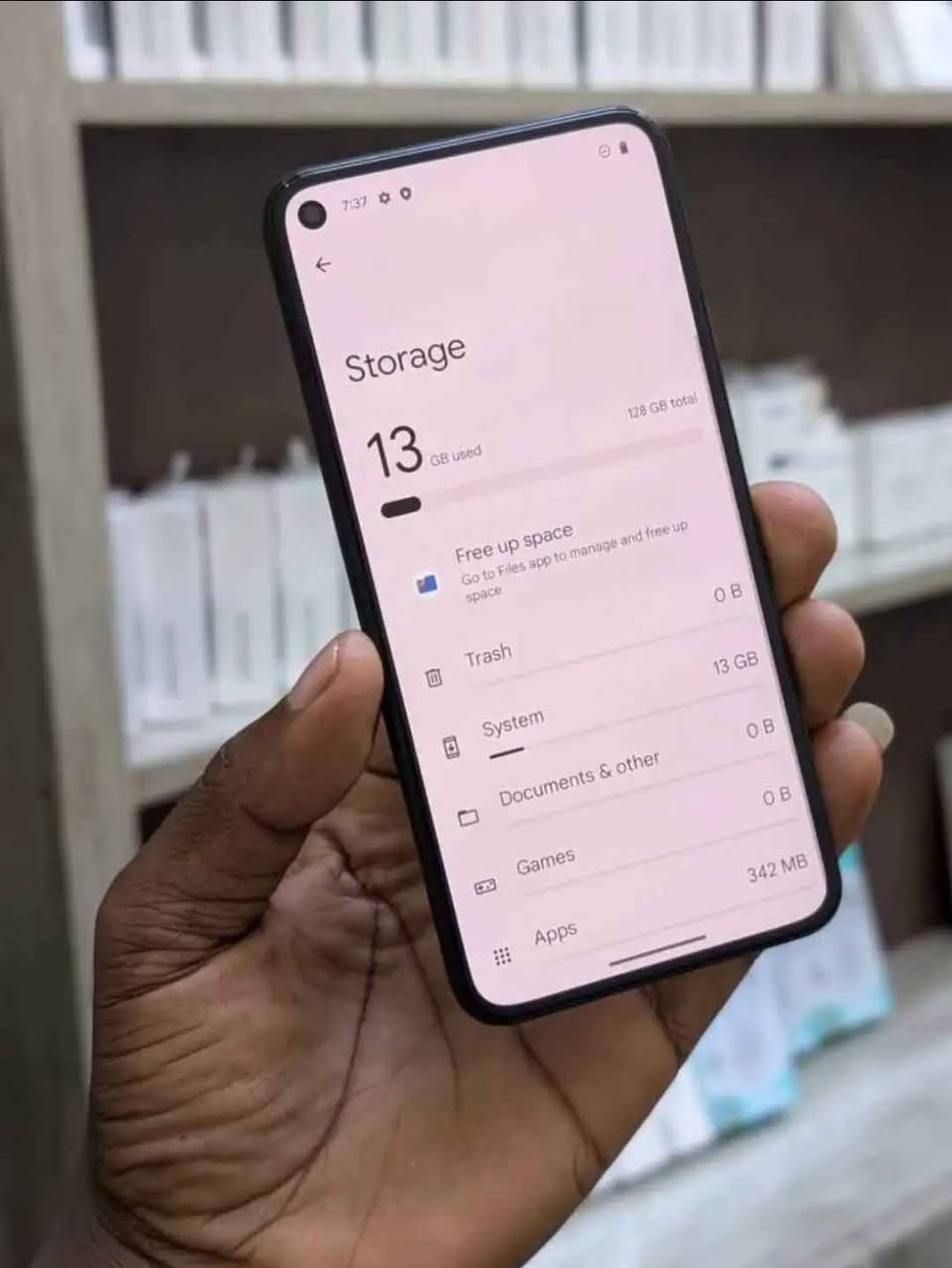 A picture of Google pixel 5