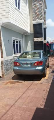 A picture of Toyota Corolla for sale and everything is working perfectly well