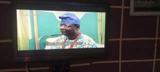 A picture of panasonic tv 42 inches tokunbo