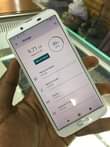 A picture of IPhone 6.s.and aquos sharp