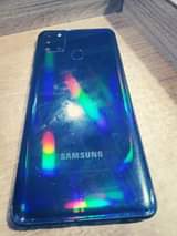 A picture of Samsung a21s 64GB 6RAM Mbovu imepiga shoti mashine