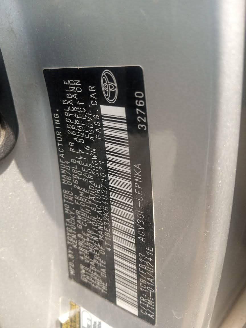 A picture of Toyota venza 2011 model