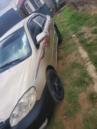 A picture of Toyota Corrola 03 nothing to fix untampered engine and gear