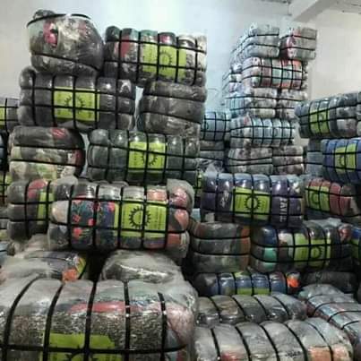 clothing bales