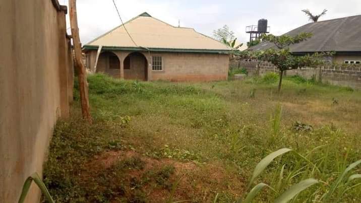 A picture of Land with building inside