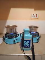 A picture of Koko Cooker Using Bio ethanol Fuel