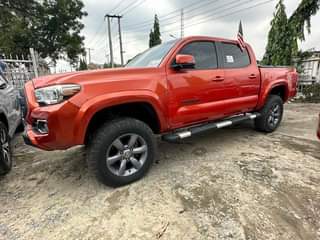 A picture of Foreign used 2017 model Toyota Tacoma truck fully loaded with